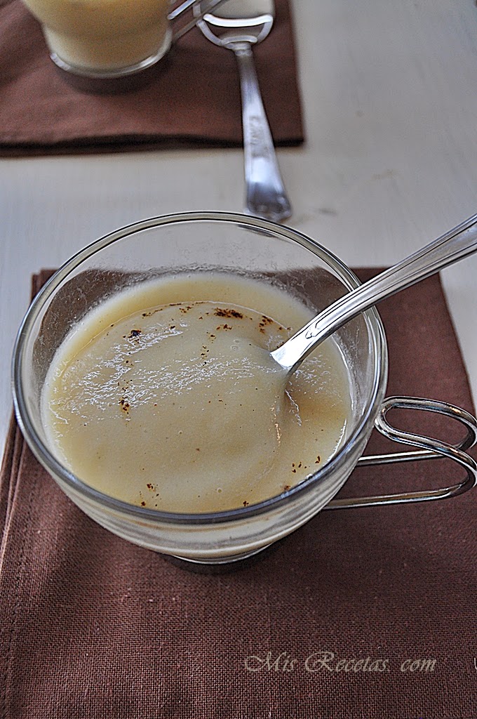 Cream of vanilla pears. Salty recipe